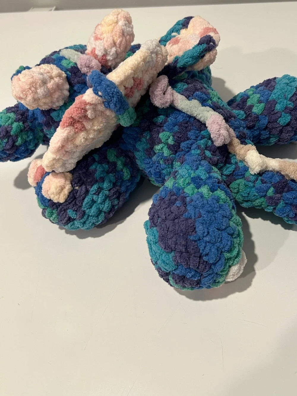 Handmade Crocheted Dragon